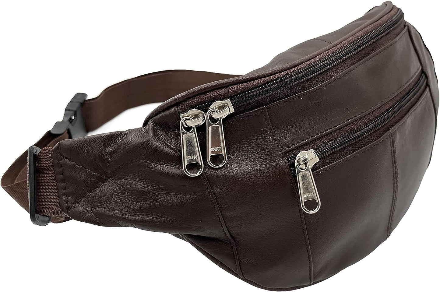 Liberty Leather Medium Size Fanny Pack Crossbody Bag For Women Waist Bum Hip Bag For Women And Teen Girls